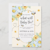 Wat zal Baby Bee White Flowers geslacht onthullen Kaart (Voorkant)