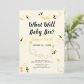 Wat zal Baby Bumblebee Gender modern onthullen Kaart (Staand voorkant)