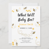 Wat zal Baby Bumblebee Gender Schattige onthullen Kaart (Voorkant)