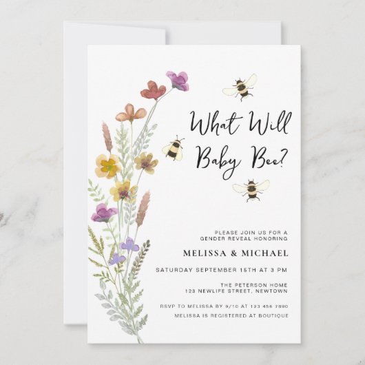 Wat zal Baby doen aan gender onthullen Kaart (Voorkant)