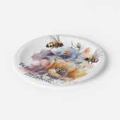 Wat zal Baby doen aan gender onthullen Papieren Bordje (Gekanteld)