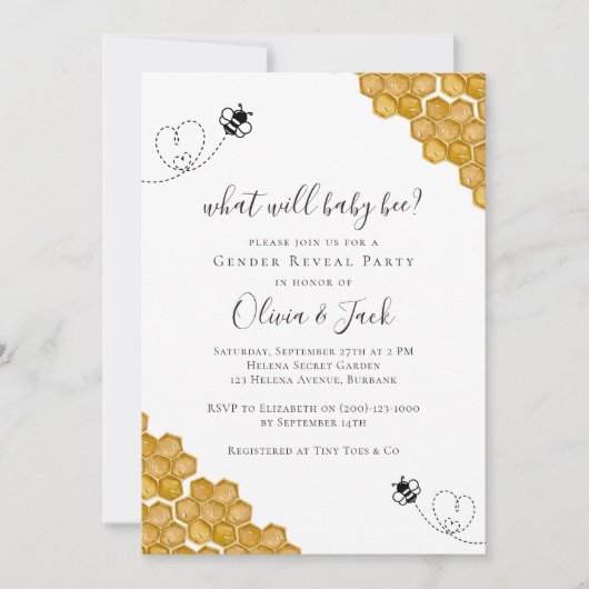 Wat zal Baby doen om de uitnodiging van de partij  (Voorkant)