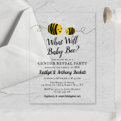 Wat zal Baby doen om gendergelijkheid te laten zie Acryl Uitnodigingen