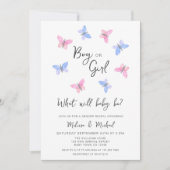 Wat zal Baby Gender onthullen Kaart (Voorkant)