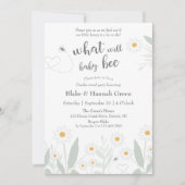 Wat zal Baby Gender Onthullen Uitnodigingen (Voorkant)