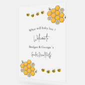 Wat zal baby Gender Reveal Party Frosted zijn Acryl Bord (Hoek)