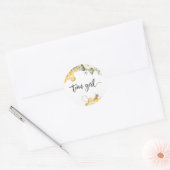 Wat zal baby team meisje stickers (Envelop)