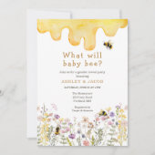 Wat zal Baby Wildflower Gender Reveal Kaart (Voorkant)