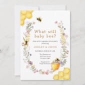 Wat zal Baby Wildflower Gender Reveal Kaart (Voorkant)