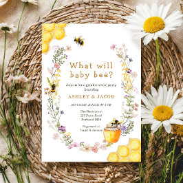 Wat zal Baby Wildflower Gender Reveal Kaart