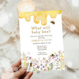 Wat zal Baby Wildflower Gender Reveal Kaart