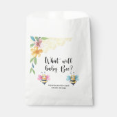 Wat zal baby zijn bedankzakje (Voorkant)