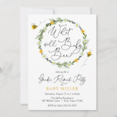 Wat zal baby zijn Gender Reveal Invitation Kaart (Voorkant)