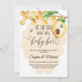 Wat zal baby zijn Gender Reveal Shower Kaart (Voorkant)