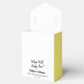 Wat zal Baby zijn? Geslacht onthullen partij Bedankdoosjes (Geopend)