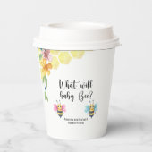 Wat zal baby zijn papieren bekers (Achterkant)