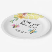 Wat zal baby zijn papieren bordje (Gekanteld)