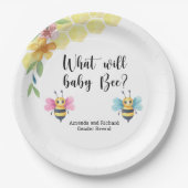 Wat zal baby zijn papieren bordje (Voorkant)