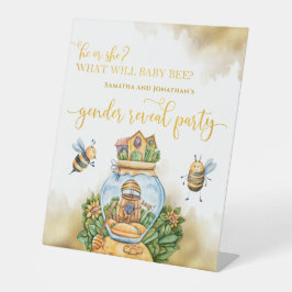 Wat zal Baby zijn? Reclamebord Met Voetstuk