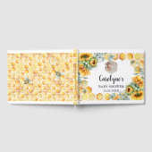 Wat zal Baby zonnebloem Baby shower Gastenboek (Volledig)