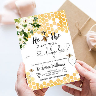 Wat zal de baby bij zijn baby shower zijn kaart