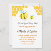 Wat zal de Baby zijn om de bijenpartij te onthulle Kaart (Voorkant)