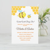 Wat zal de Baby zijn om de bijenpartij te onthulle Kaart (Staand voorkant)