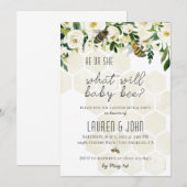 Wat zal de genderdimensie in Baby zijn? Kaart (Voorkant / Achterkant)