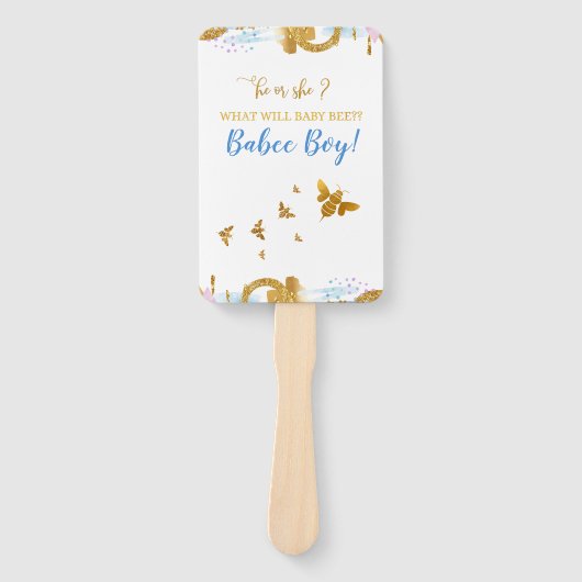 Wat zal de illustratie van Baby zijn? Handwaaier (Voorkant)