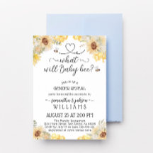 Wat zal de zonnebloem bij baby zijn?