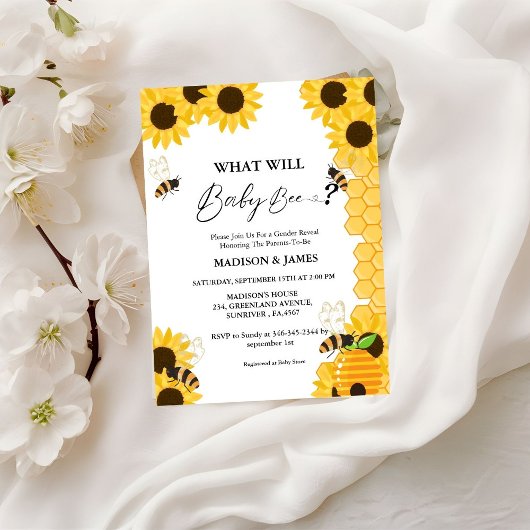 Wat zal het baby-bijengeslacht uitnodigen? kaart
