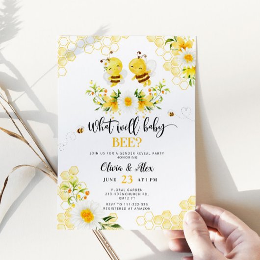 Wat zal het baby-bijengeslacht uitnodigen? kaart