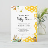 Wat zal het baby-bijengeslacht uitnodigen? kaart (Staand voorkant)