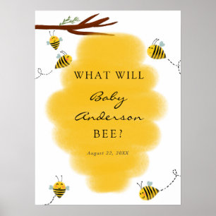 Wat zal het Baby-gendersignaal zijn? Poster