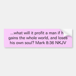 ...wat zal het een man opleveren als hij de ... bumpersticker