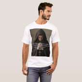 “Wat zal het een mens helpen” T-shirt (Voorkant volledig)