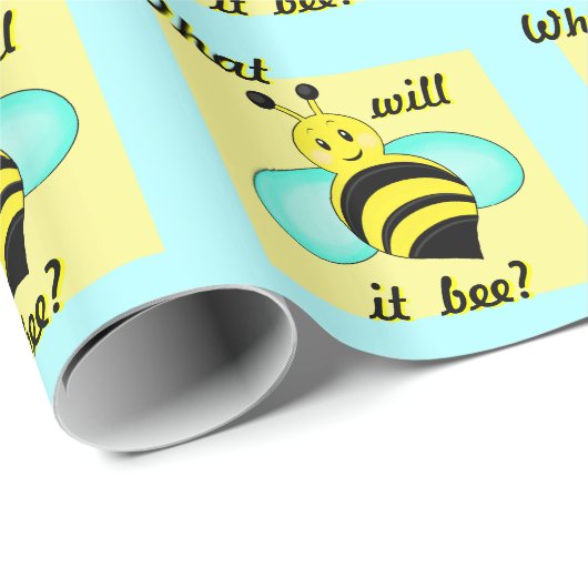 "Wat zal het worden?" Cadeaupapier (Rol Hoek)