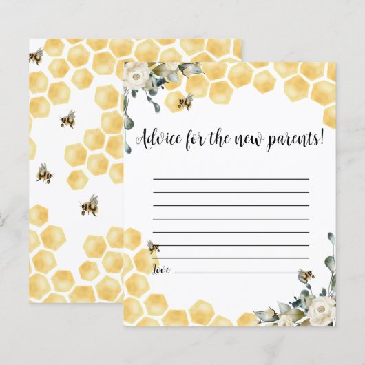 Wat zal het zijn Advies voor ouders Kaart. (Voorkant / Achterkant)