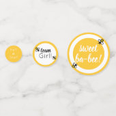 Wat zal het zijn? Baby shower Gender Reveal Table Confetti (Achterkanten)