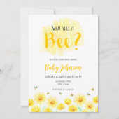 Wat zal het zijn? Geslacht onthullen Bee thema gee Kaart (Voorkant)