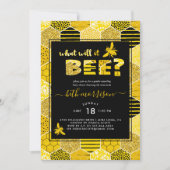 Wat zal het zijn | Geslacht onthullen partij Kaart (Voorkant)