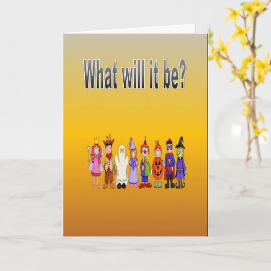 Wat zal het zijn? kaart (Gele Bloem)