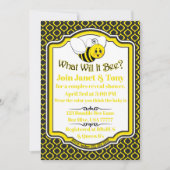 Wat zal het zijn paren Baby shower uitnodiging (Voorkant)