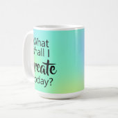 Wat zal ik vandaag Creëer? Colorful Coffee Mok (Voorkant links)