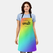 Wat zal ik vandaag Creëer? Schort regenbooggradiën (Gedragen)
