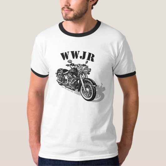 WAT ZAL JESUS RIDE T-SHIRT (Voorkant)