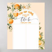 Wat zal kleine schatje zijn hij of zij grafiek poster (Voorkant)