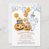 Wat zal Little Boo zijn Halloween Gender Onthullen Kaart (Voorkant)