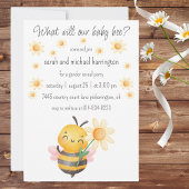 Wat zal onze Baby zijn Gender Onthulling Party Kaart