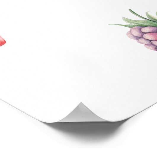 Wat zal onze zoete bes zijn? geslacht onthullen we poster (Hoek)